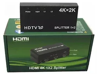 spleter hd green 2 port 4k