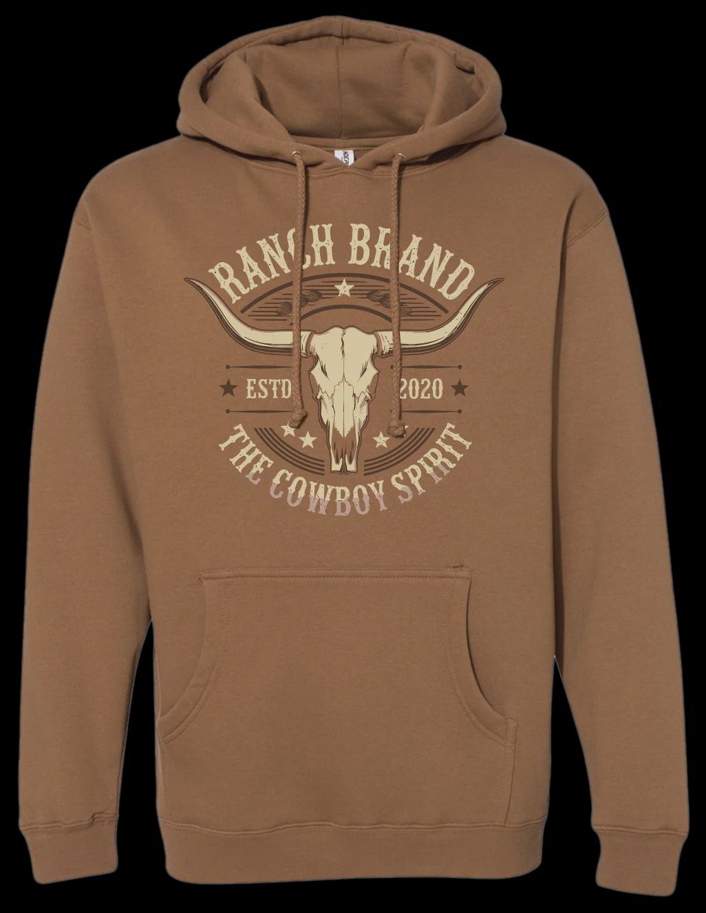 Hoodie Ranch Brand - Skull 4, Size: Small