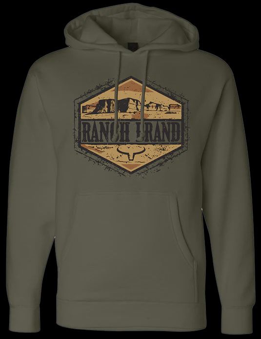 Hoodie Ranch Brand - Desert Army