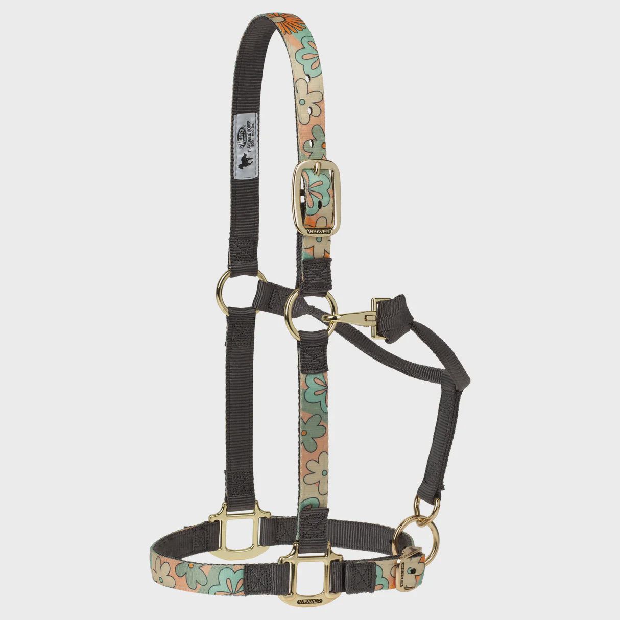 Licou ajustable à motifs Weaver - Small, average, large, Colour: Flower, Size: Small