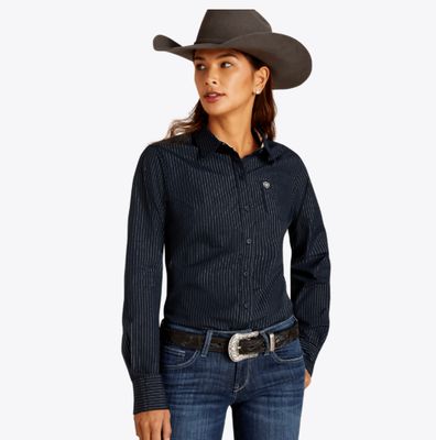 Chemise Ariat - Kirby stretch shirt - Salute&amp;silver lurex