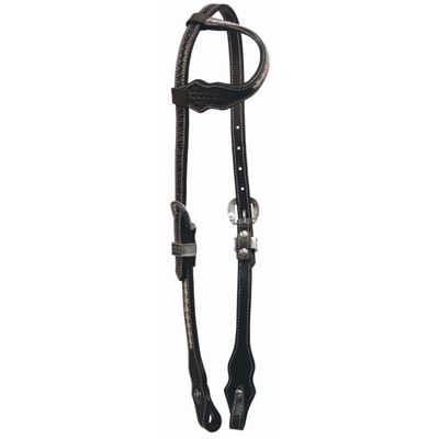 Bride à une oreille - Bronco Braid - Western Rawhide