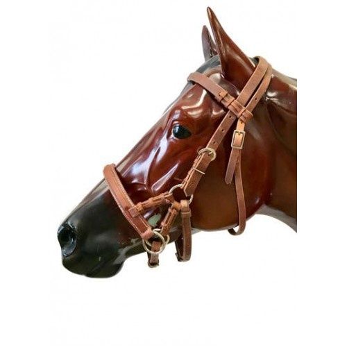 Side pull en cuir - Western Rawhide