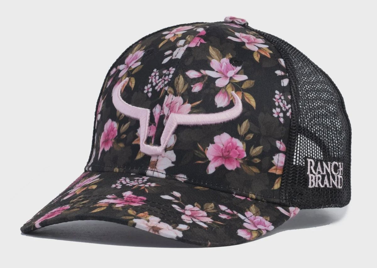 Casquette Ranch Brand - Ponytail, Colour: Fleur 33