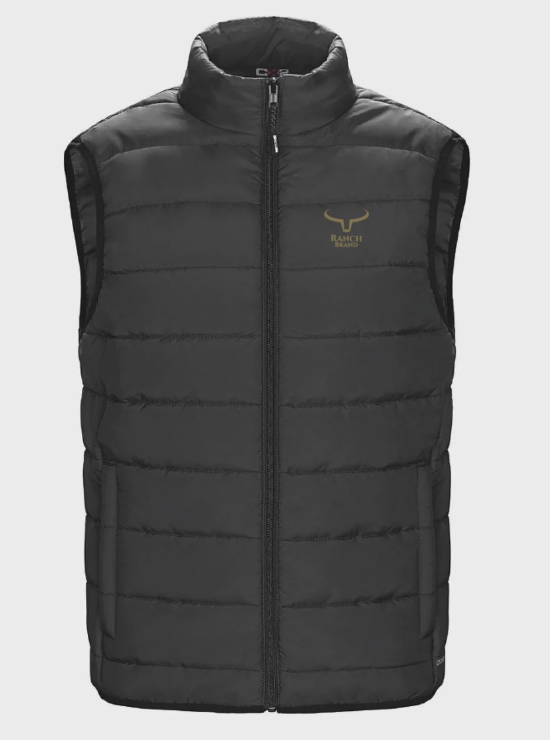 Veste sans manche pour homme - Ranch Brand, Colour: Noir et coyote, Size: Small