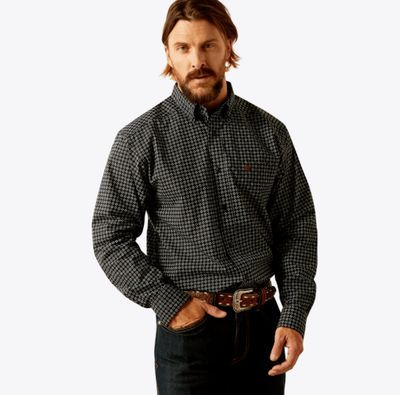 Chemise Ariat - Gustav turquoise