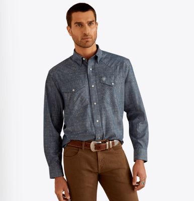 Chemise Ariat - Fenix Chambray blue