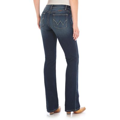 Jeans Wrangler - Q-Baby BootCut Bleu foncé