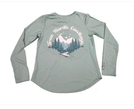 Chandail Shack story - True north cowboys, Colour: Vert, Size: Small