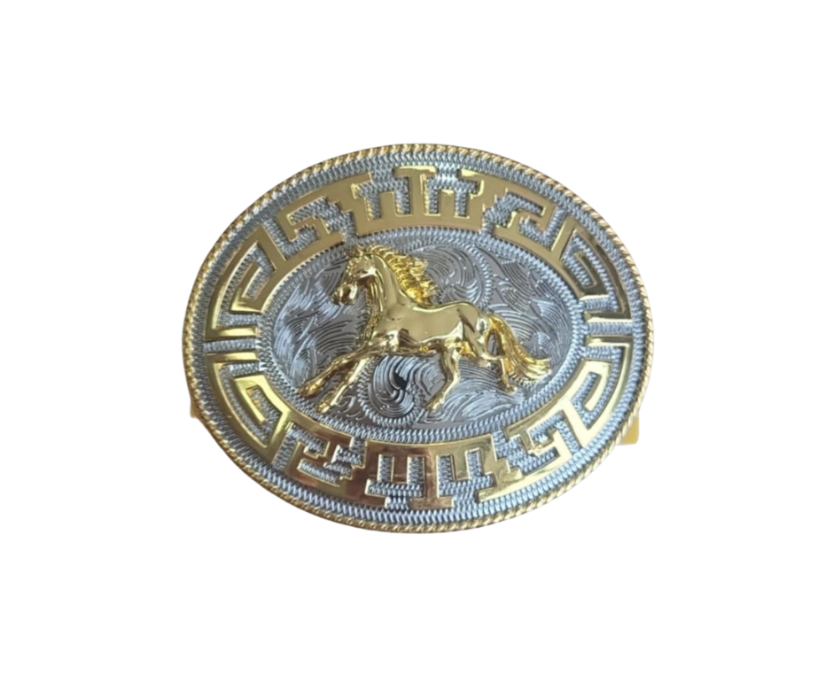 Boucle de ceinture Modestone - enfant, Colour: Cheval design aztec