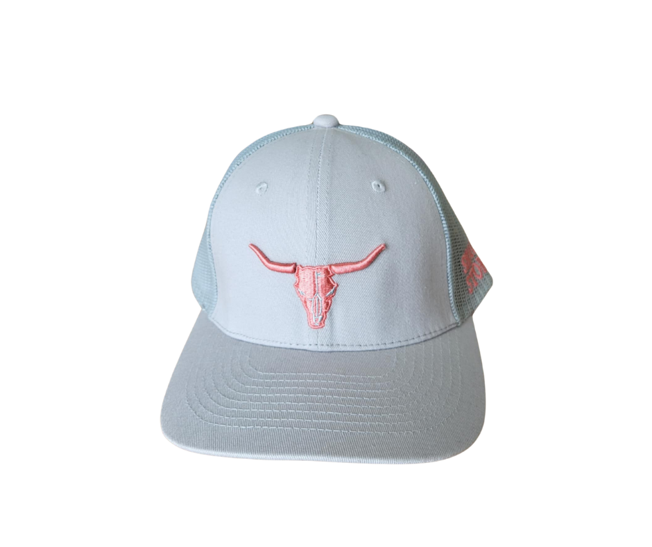 Casquette Shack Story Ponytail - Silver logo rose