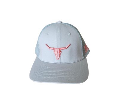Casquette Shack Story Ponytail - Silver logo rose
