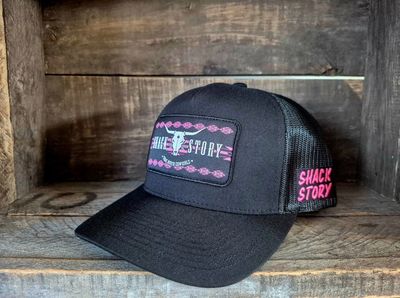 Casquette aztec noir et rose - Shack Story
