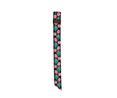 Contre-sanglon motif cactus et rose