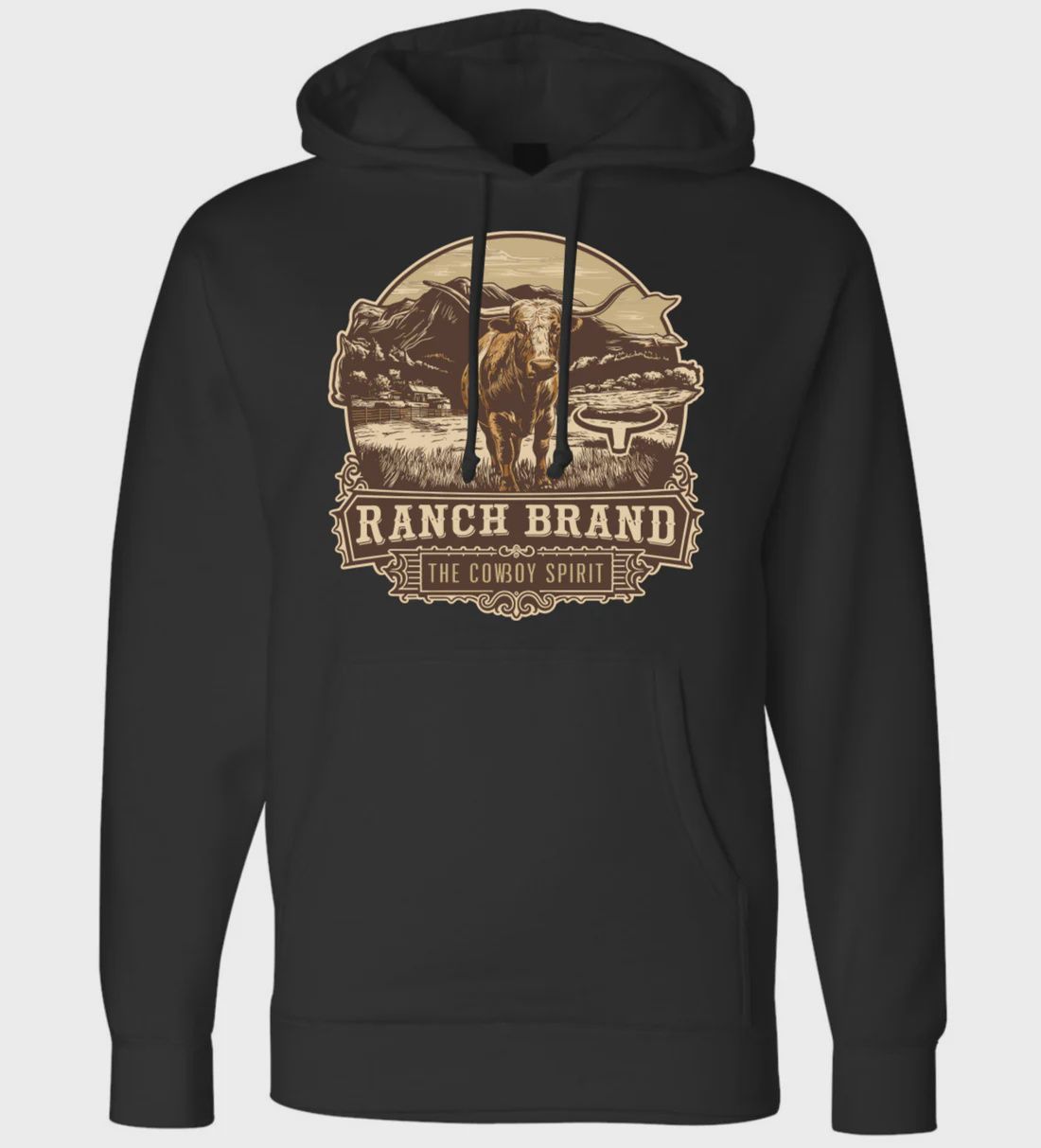 Hoodie Ranch Brand - Cattle 3, Size: Small