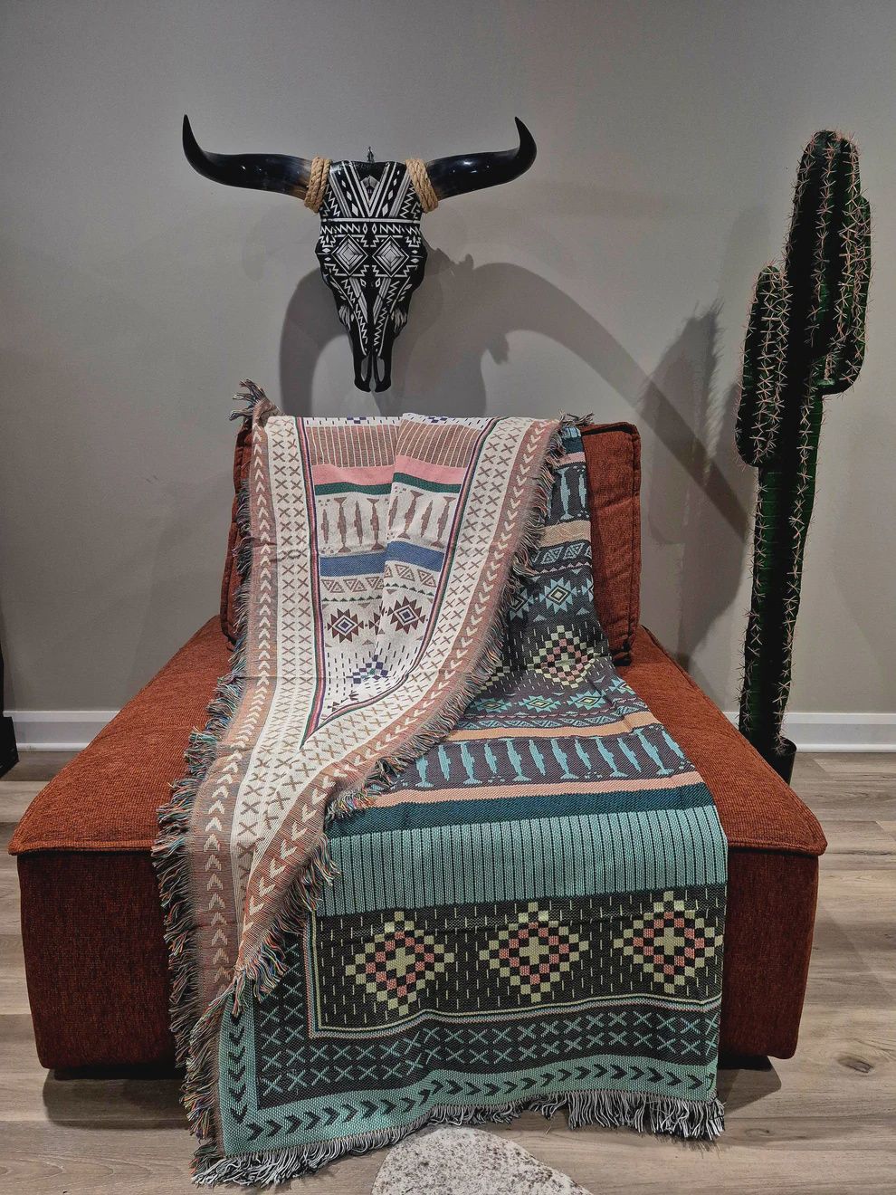 Jeté réversible Shack Story, Colour: No 2