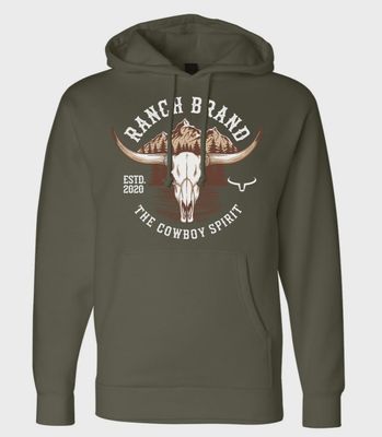 Hoodie Ranch Brand - Skull 6