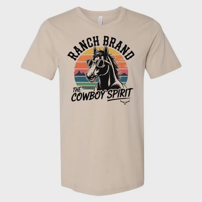 T-shirt Ranch Brand - Cool Horse