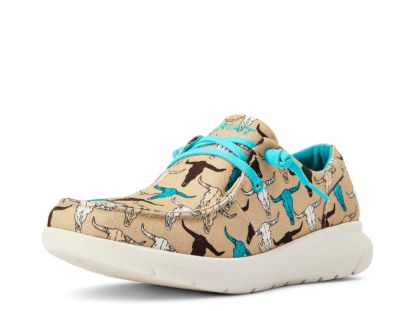 Souliers Ariat - Hilo - Steerhead print, Size: 6.5