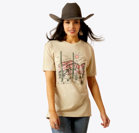 T-shirt Ariat-Natural, Size: Small