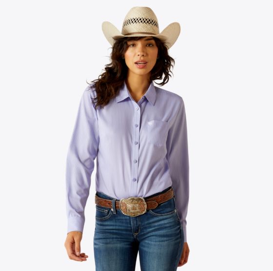 Chemise Ariat - Kirby Pro shirt - Sweet lavender, Size: Small