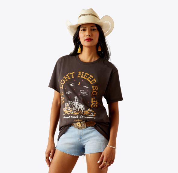 T-shirt Ariat - No Roads, Size: Small