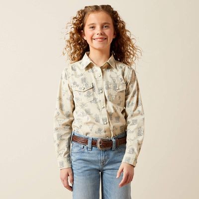 Chemise Ariat pour fillette - Mila - Desert print