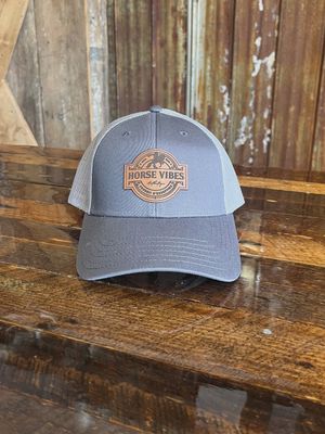 Casquette pour enfant Horse Vibes - grise