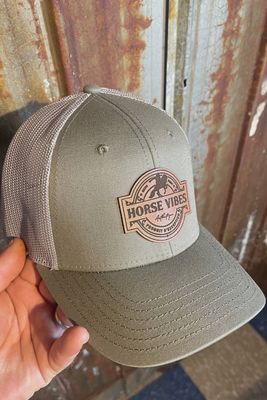 Casquette pour enfant Horse Vibes - Olive