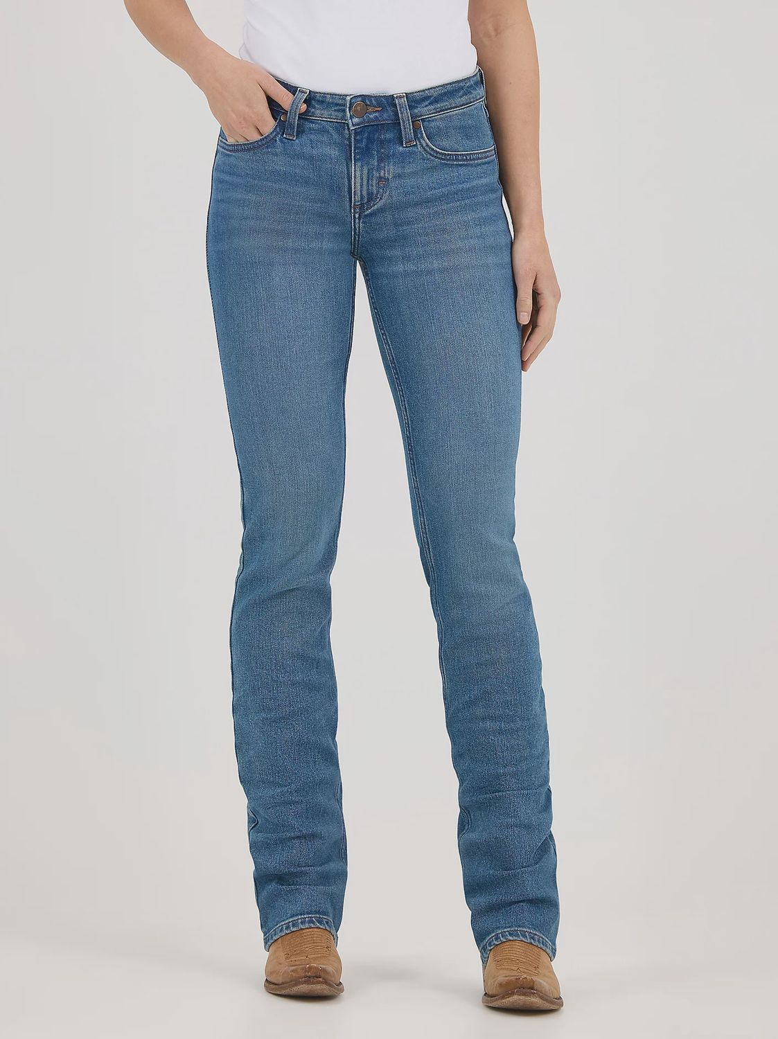 Jeans Wrangler - Bootcut mid rise - Mae - Dahlia