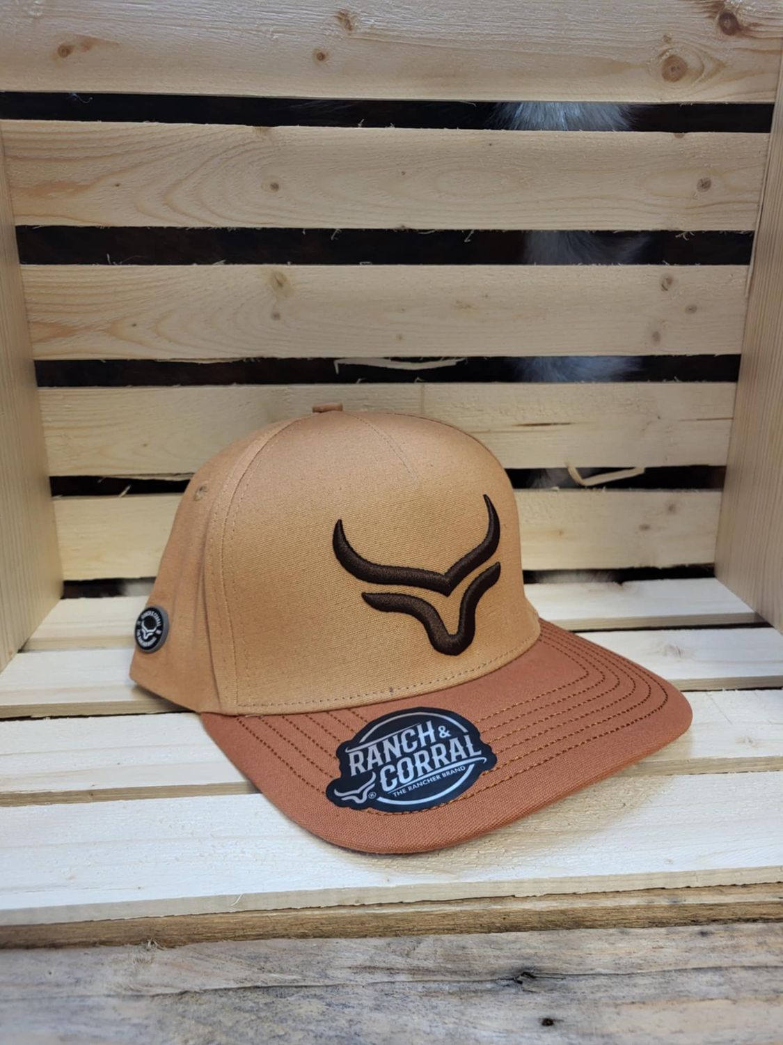 Casquette Ranch&amp;Corral - Fermé logo brun