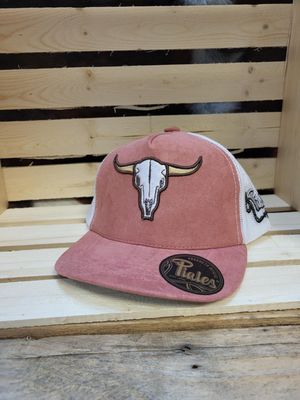 Casquette Ranch&amp;Corral pour enfant - Rose tête de boeuf