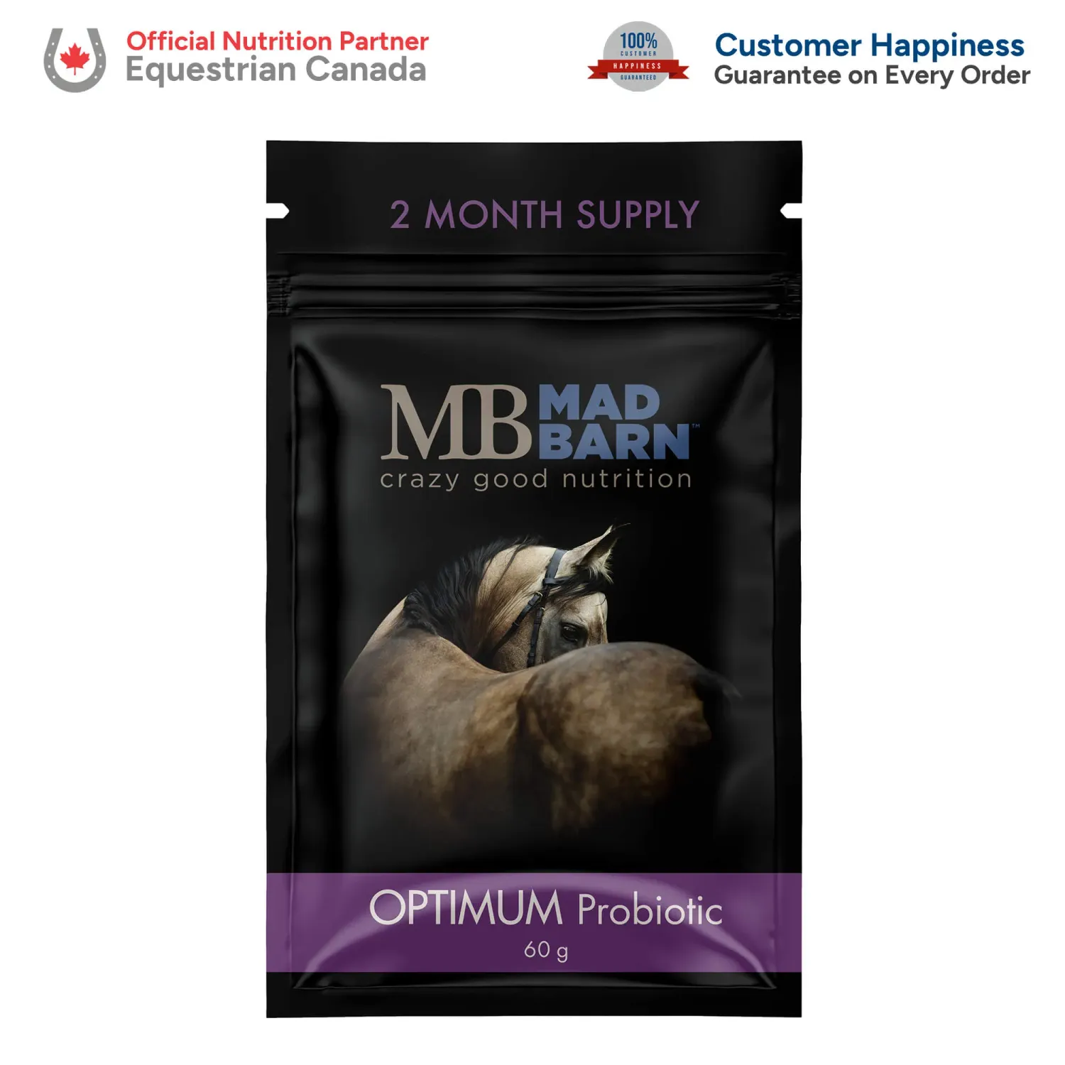 Optimum Probiotic 60g - Mad Barn, Size: 60g
