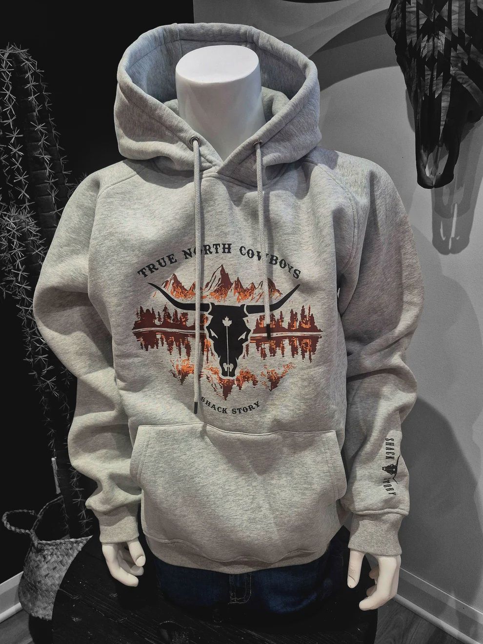 Hoodie gris - Shack Story, Size: XSmall
