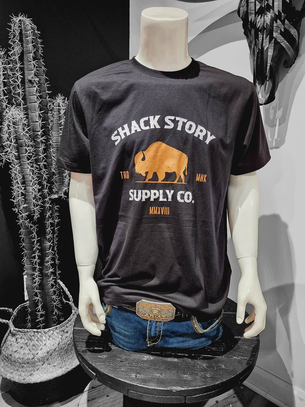 T-shirt Bison - Shack Story, Size: XSmall