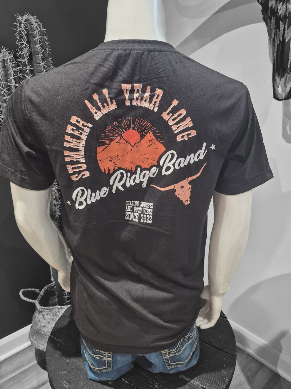T-shirt Blue Ridge Band - Shack Story, Size: XSmall