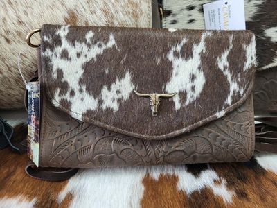 Sacoche en cuir avec franges - Cowboy Ariza