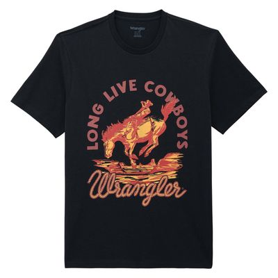 T-shirt Wrangler - Long live cowboys