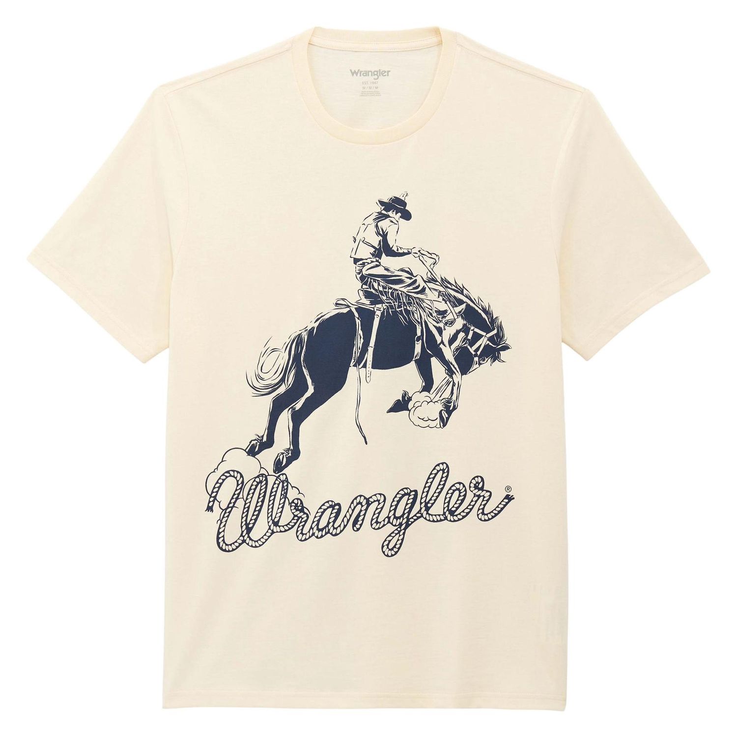 T-shirt Wrangler - Bronc antique white