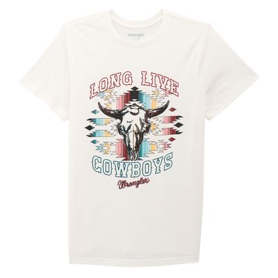 T-shirt Wrangler - Long live cowboys Longhorn