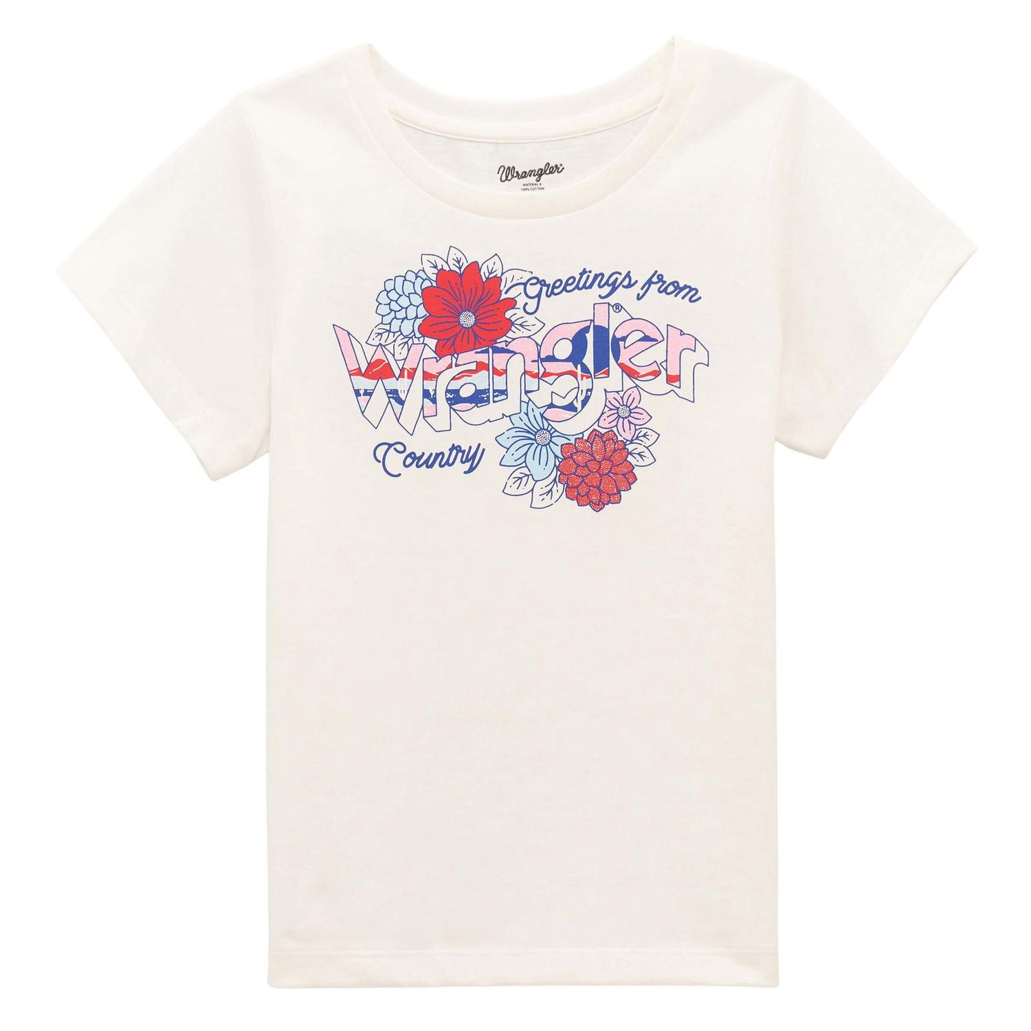 T-shirt Wrangler pour fillette - greetings