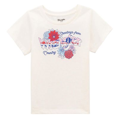 T-shirt Wrangler pour fillette - greetings