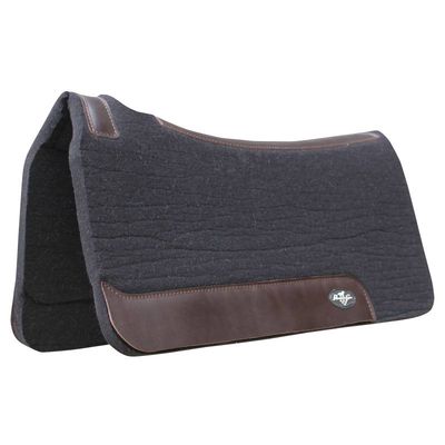 Tapis ComfortFit en laine pressée - noir - 28X30