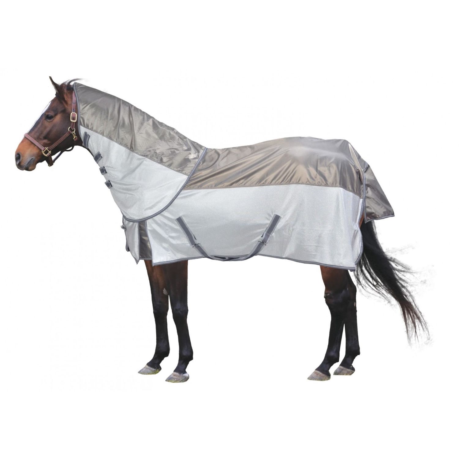 Couverture de pluie et contre les mouches, Colour: Grise, Size: 72''