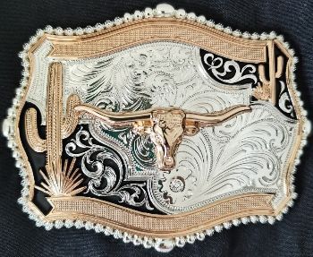 Boucle de ceinture Modestone - Golden cactus