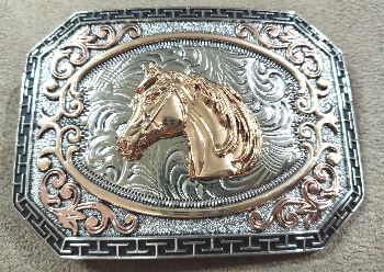 Boucle de ceinture Modestone - Gold flowers