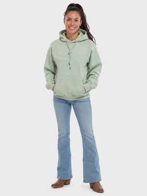Hoodie Shack Story - Embossed skull - menthe