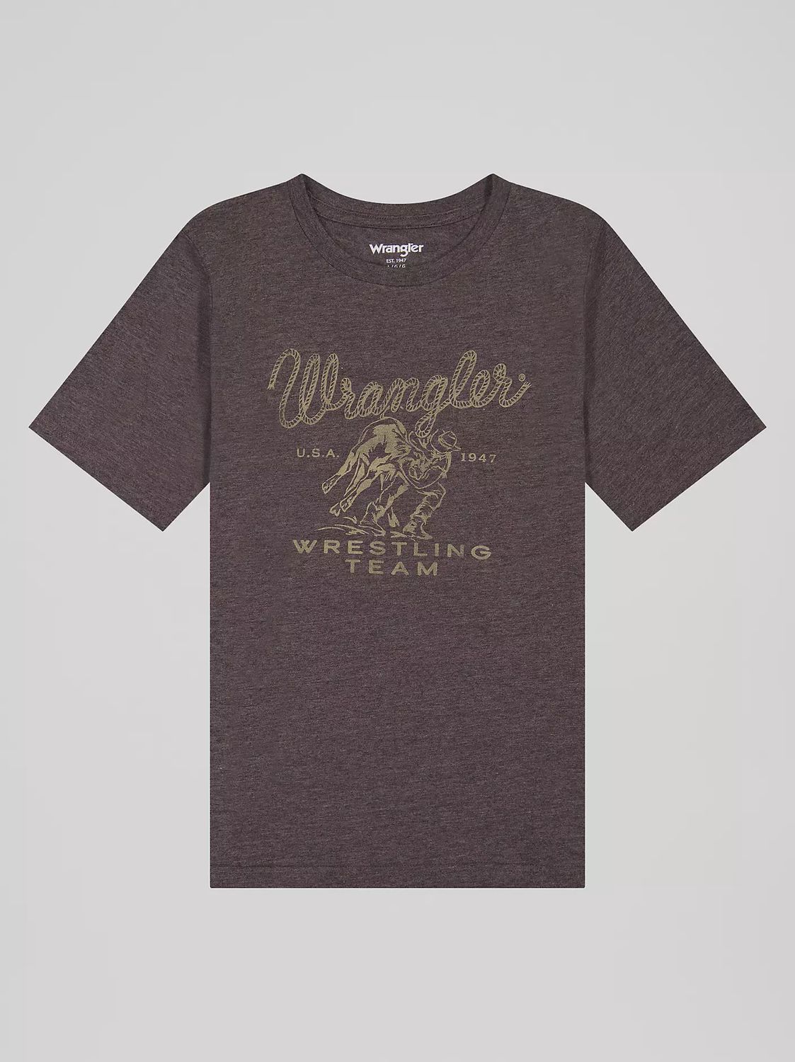 T-shirt Wrangler pour garçon - Rodeo Wrestling team