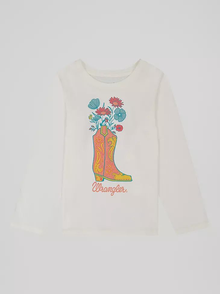 Chandail Wrangler pour fille - Botte fleurie