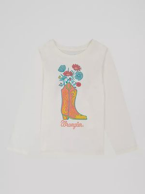 Chandail Wrangler pour fille - Botte fleurie